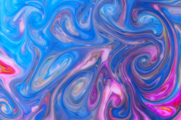 abstract image of colored mixed ink. abstract background