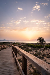 Fototapeta na wymiar Alicante Beach Sunrise