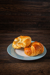 Plate of croissant