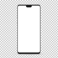 Mobile mockup realistic background png object isolated on background. 