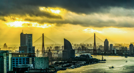 Obraz premium China Shanghai City Scenery