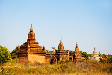 Stunning landscape of Bagan temples