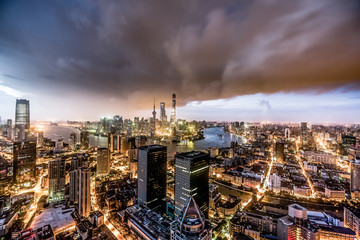 Fototapeta premium China Shanghai City Scenery