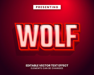 Modern trendy editable text effect mockup for gamer logo
