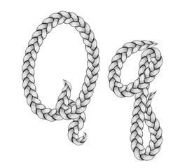 Braids hair font