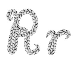Braids hair font
