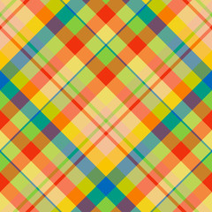 Seamless pattern in amazing bright festive colors for plaid, fabric, textile, clothes, tablecloth and other things. Vector image. 2