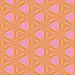 seamless pink orange abstract pattern