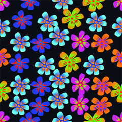 seamless floral pattern with flowers