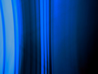 Spatial ascension abstract photography in blue