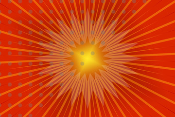 Fototapeta premium abstract, orange, illustration, design, yellow, wallpaper, light, red, pattern, graphic, texture, wave, color, backgrounds, art, waves, fire, fractal, line, hot, motion, digital, energy, backdrop