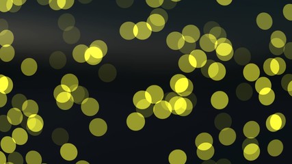 Yellow lights bokeh background