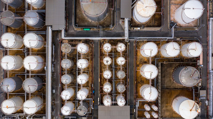 Liquid chemical tank terminal, Storage of liquid chemical and petrochemical products tank, industrial tanks for petrochemical plant, oil and gas fuel or water in refinery or power plant for industrial