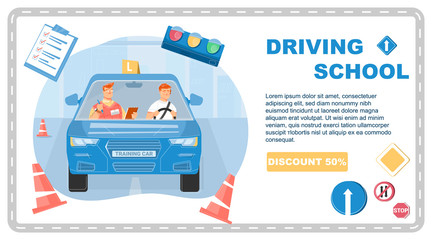 Driving School Banner 