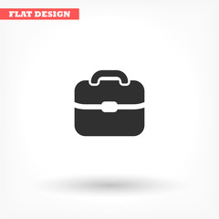 Portfolio vector icon , lorem ipsum Flat design
