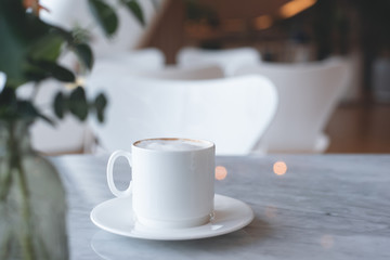 Coffee on table