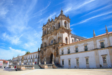 View of the Alcobaça Cathedral