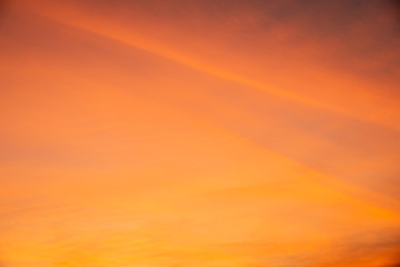 Sunset red sky abstract background.