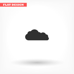Downloading vector icon , lorem ipsum Flat design