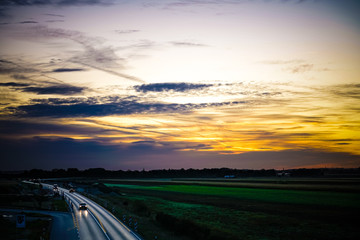 Naklejka premium Sonnenaufgang