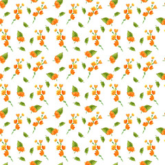 Pattern of different stylized colors on a white background