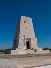 Fototapeta na wymiar Lone Pine Cemetery First World War Memorial at the Gallipoli Peninsula, Northern Turkey