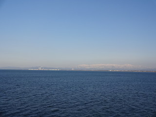 Niigata Port in Niigata city, Japan