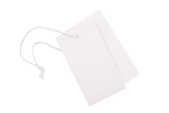 Clothes White Cardboard Price Tag