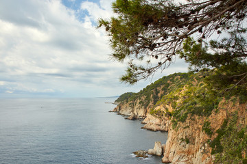 Fototapeta na wymiar Tossa de Mar in Catalonia, Spain