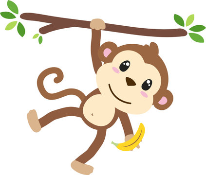 Monkey Clipart Images – Browse 17,475 Stock Photos, Vectors, and Video |  Adobe Stock