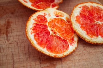 dried orange peels for decoration