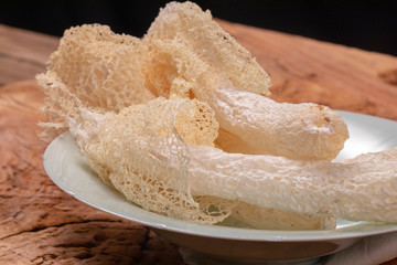 Nutritional vegetarian vegetable material, bamboo mushroom