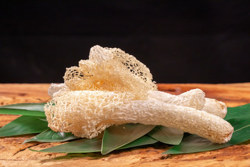 Nutritional vegetarian vegetable material, bamboo mushroom