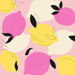 Lemons. Watercolor illustration in bright colors, summer vibes. Modern colorful design, copyspace for ad. Wallpaper, background for your device. Summertime, holidays, resort, vacation concept.