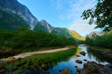 Fototapeta na wymiar beautiful fjord view in norway