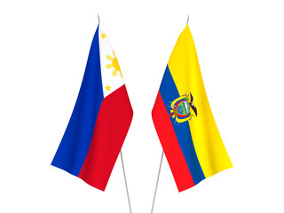 Ecuador and Philippines flags