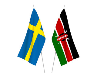 Sweden and Kenya flags