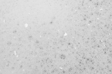 White foam background