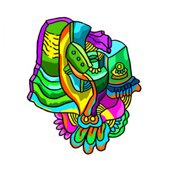 vector illustration of an elephant