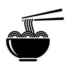 bowl - kitchen utensils - food icon vector design template