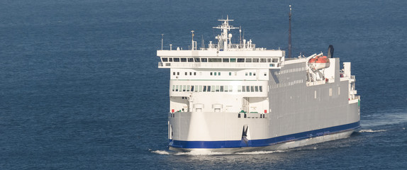 PASSENGER FERRY - Ship on a cruise at sea