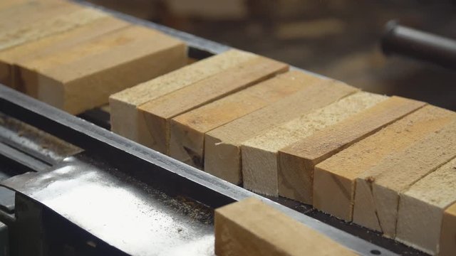supply of wooden blocks