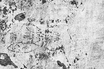 Texture of a concrete wall with cracks and scratches which can be used as a background