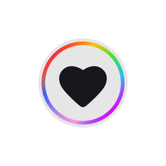 Heart -  Modern App Button