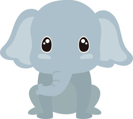 Elephant sitting