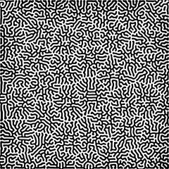 Abstract illustration of black and white curvy lines.  Abstract background.