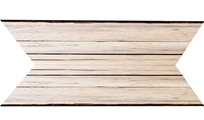 A collection of brown wooden shelves on a white background that separates the objects. There are Clipping Paths for the designs and decoration