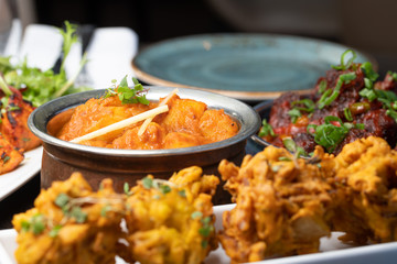 Indian food - deep fried onion 