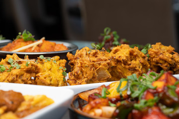 Indian food - deep fried onion 
