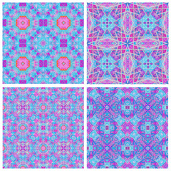 set of Colorful pattern background